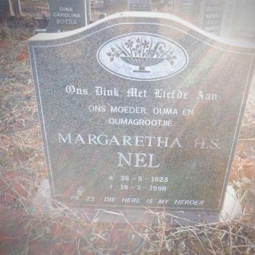 NEL Margaretha H.S. 1923-1998
