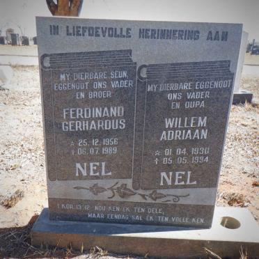 NEL Willem Adriaan 1930-1994 :: NEL Ferdinand Gerhardus 1956-1989