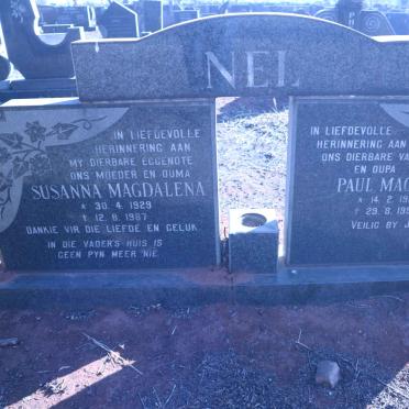 NEL Paul Magiel 1916-1994 &amp; Susanna Magdalena 1929-1987