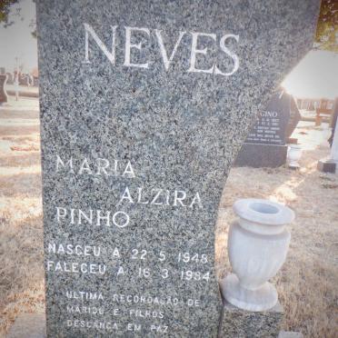 NEVES Maria Alzira Pinho 1948-1984
