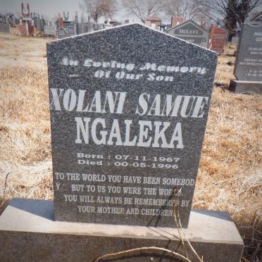 NGALEKA Xolani Samue 1967-1996