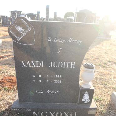 NGXOXO Nandi Judith 1943-2002