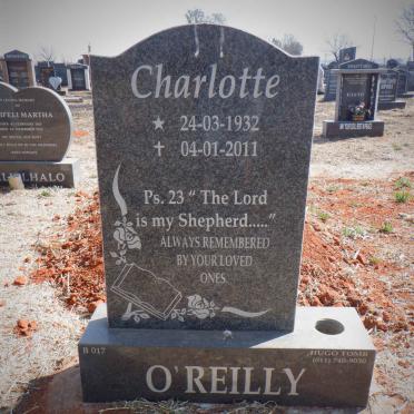 O'REILLY Charlotte 1932-2011