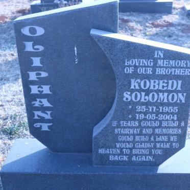 OLIPHANT Kobedi Solomon 1955-2004