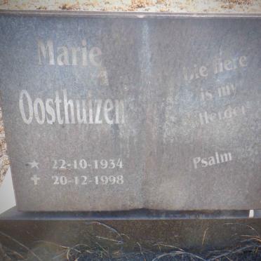 OOSTHUIZEN Marie 1934-1998