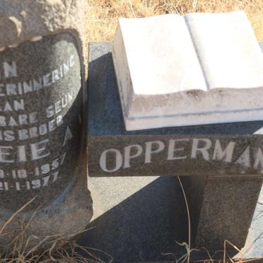 OPPERMAN Joeie A. 1957-1977