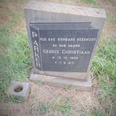 PARKER George Christiaan 1930-1971