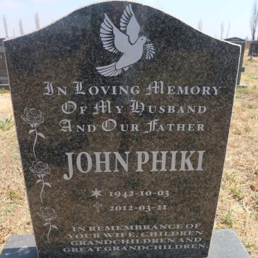 PHIKI John 1942-2012