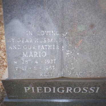 PIEDIGROSSI Mario 1937-1985