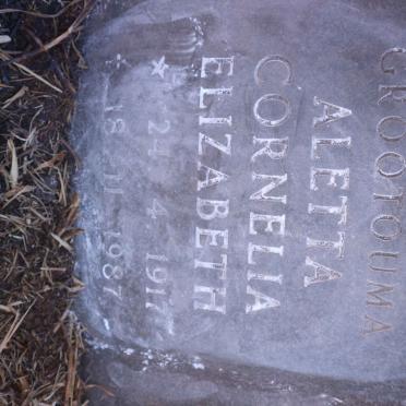 PIETERSE Aletta Cornelia Elizabeth 1917-1987