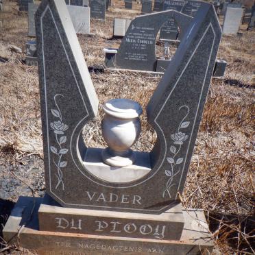 PLOOY Cornelius M., du