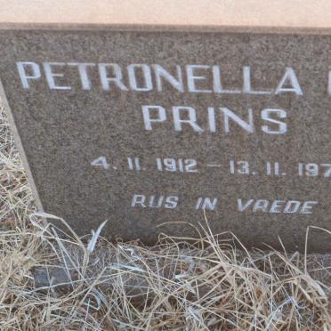 PRINS Petronella C.A. 1912-1975