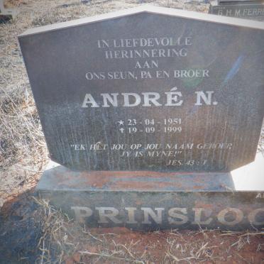 PRINSLOO André N. 1951-1999