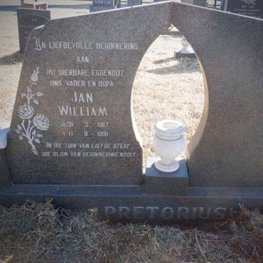 PRETORIUS Jan William 1917-1981