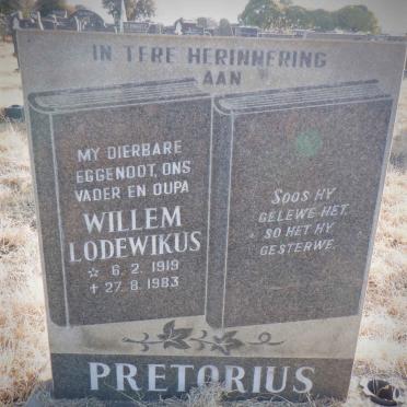 PRETORIUS Willem Lodewikus 1919-1983