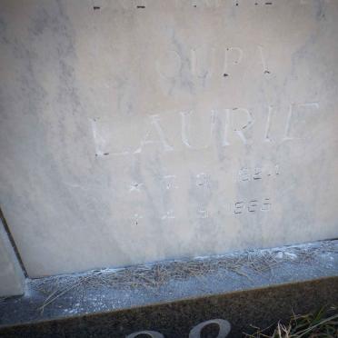 PRINSLOO Laurie 1924-1985 &amp; Babsie 1932-1982