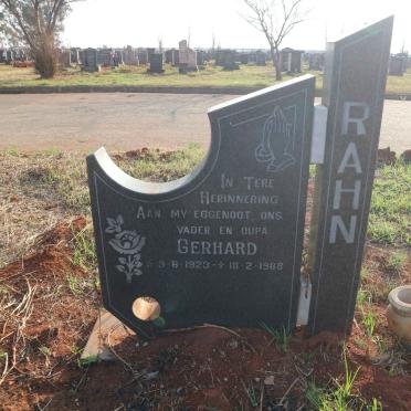 RAHN Gerhard 1923-1988