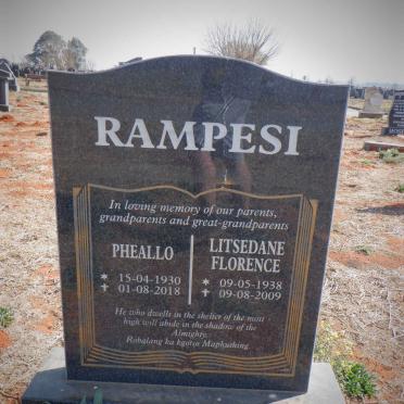 RAMPESI Pheallo 1930-2018 &amp; Litsedane Florence 1938-2009