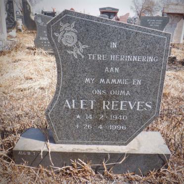 REEVES Alet 1940-1996