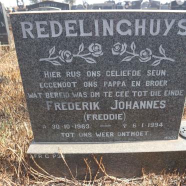REDELINGHUYS Frederik Johannes 1963-1994