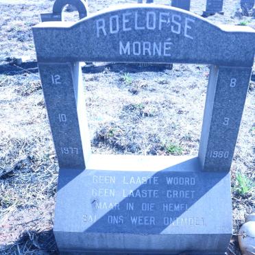 ROELOFSE Morne 1977-1980