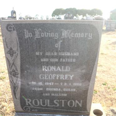 ROULSTON Ronald Geoffrey 1947-1986