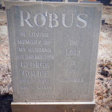 ROBUS George Goldie 1907-1974