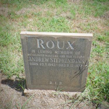 ROUX Andrew Stephenson's 1943-1972