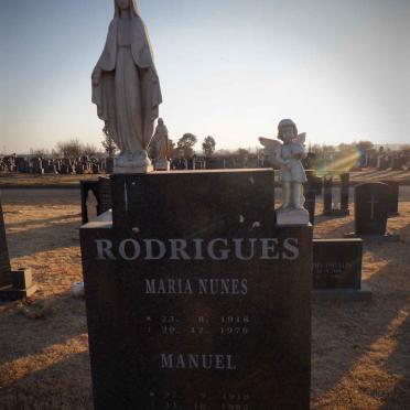 RODRIGUES Manuel 1918-1985 &amp; Maria Nunes 1918-1979