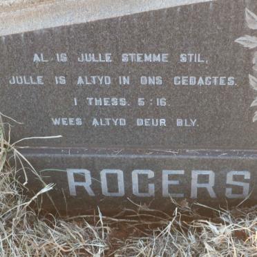 ROGERS Terence 1936-1979 &amp; Anna 1939-1979