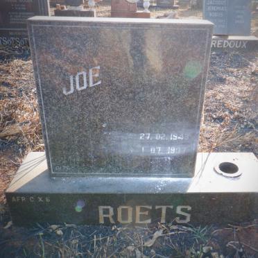 ROETS Joe 1943-1997