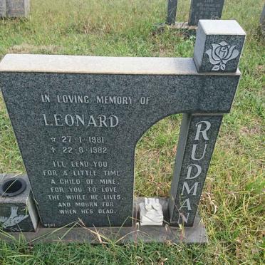 RUDMAN Leonard 1981-1982 