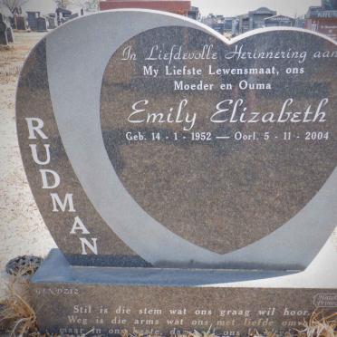 RUDMAN Emily Elizabeth 1952-2004