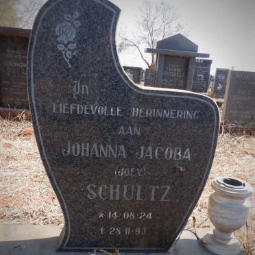 SCHULTZ Johanna Jacoba 1924-1993