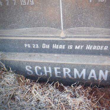 SCHERMAN Petrus J. 1907-1979 &amp; Hendrika J.B. 1911-1980