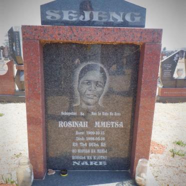 SEJENG Rosinah Mmetsa 1909-1998