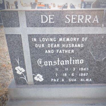 SERRA Constantino, de 1945-1987