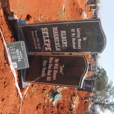 SELEPE Albert Makhehla 1967-2020