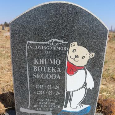 SEGOOA Khumo Boteka 2013-2013
