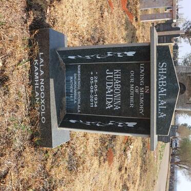 SHABALALA Khabonina Judaida 1934-2011