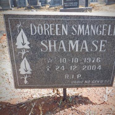 SHAMASE Doreen Smangele 1976-2004