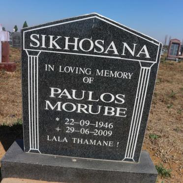 SIKHOSANA Paulos Morube 1946-2009