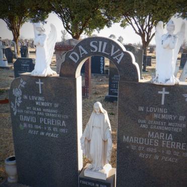 SILVA David Pereira, da 1914-1987 &amp; Maria Marques FERREIRA 1925-1989