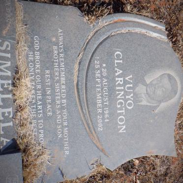 SIMELELA Vuyo Clarington 1964-2002