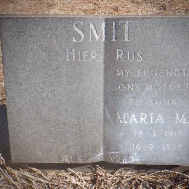 SMIT Maria M. 1915-1983