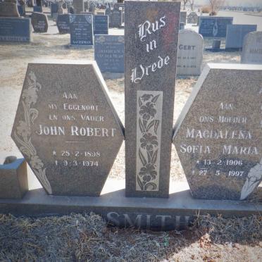 SMITH John Robert 1898-1974 &amp; Magdalena Sofia Maria 1906-1997