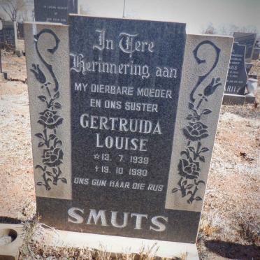 SMUTS Gertruida Louise 1938-1980