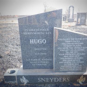 SNEYDERS Hugo 1950-2010
