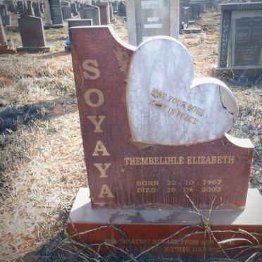 SOYAYA Thembelihle Elizabeth 1967-2002