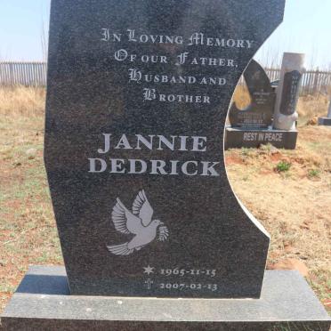 SORS Jannie Dedrick 1965-2007 